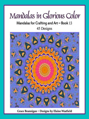 cover image of Mandalas in Glorious Color Book 13